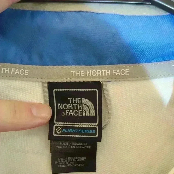 The North Face Blue and White Jacket flight series, large - Picture 2 of 9